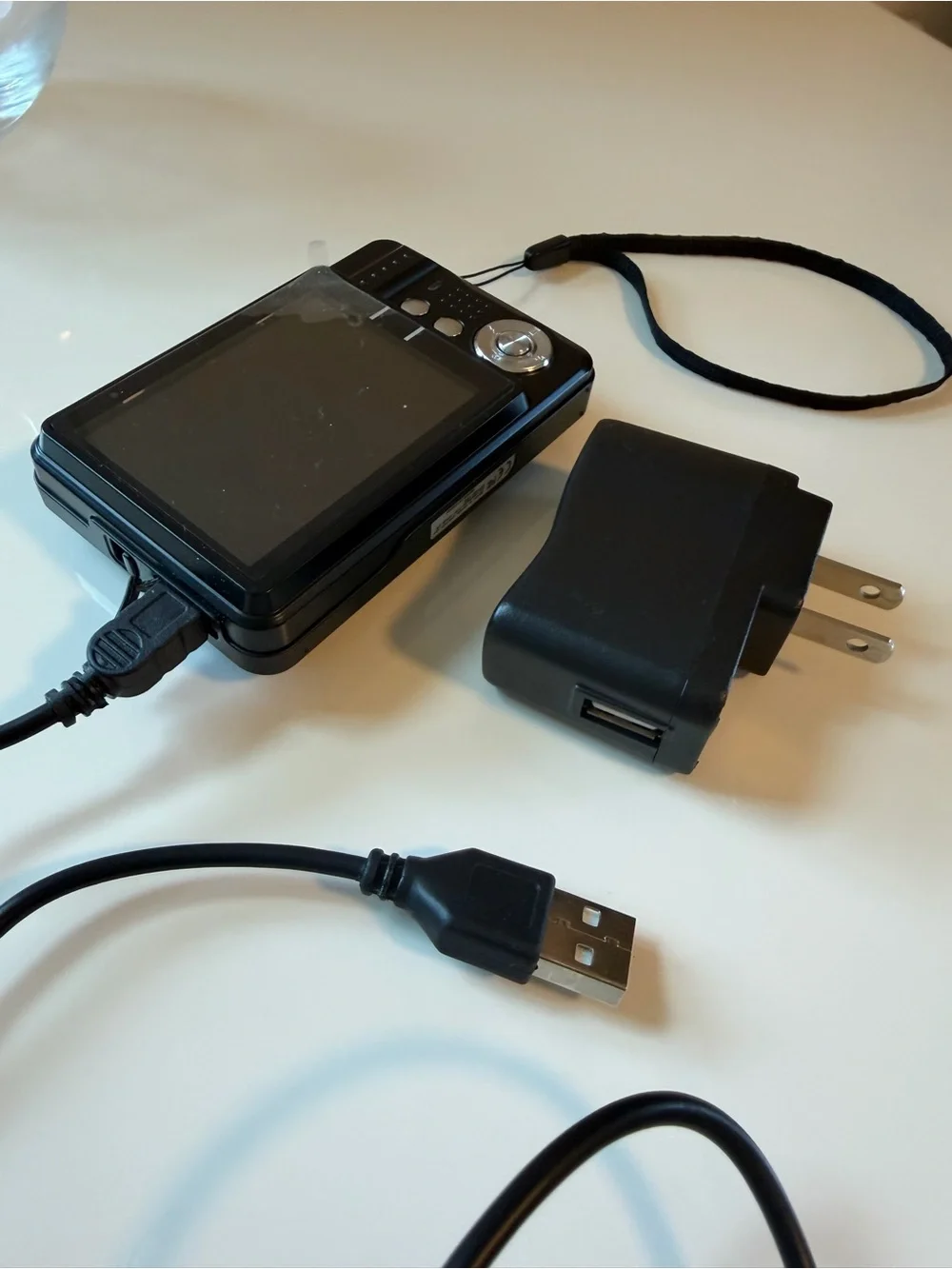 Compact Black Digital Camera - 18 Megapixels